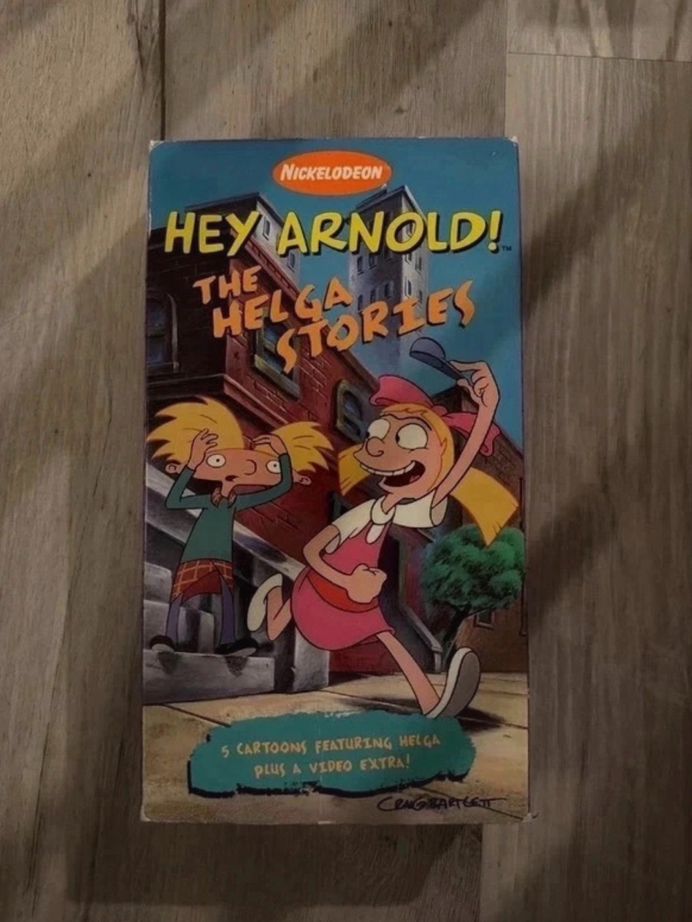 ULTRA RARE Hey arnold VHS tape with vintage orange cassete